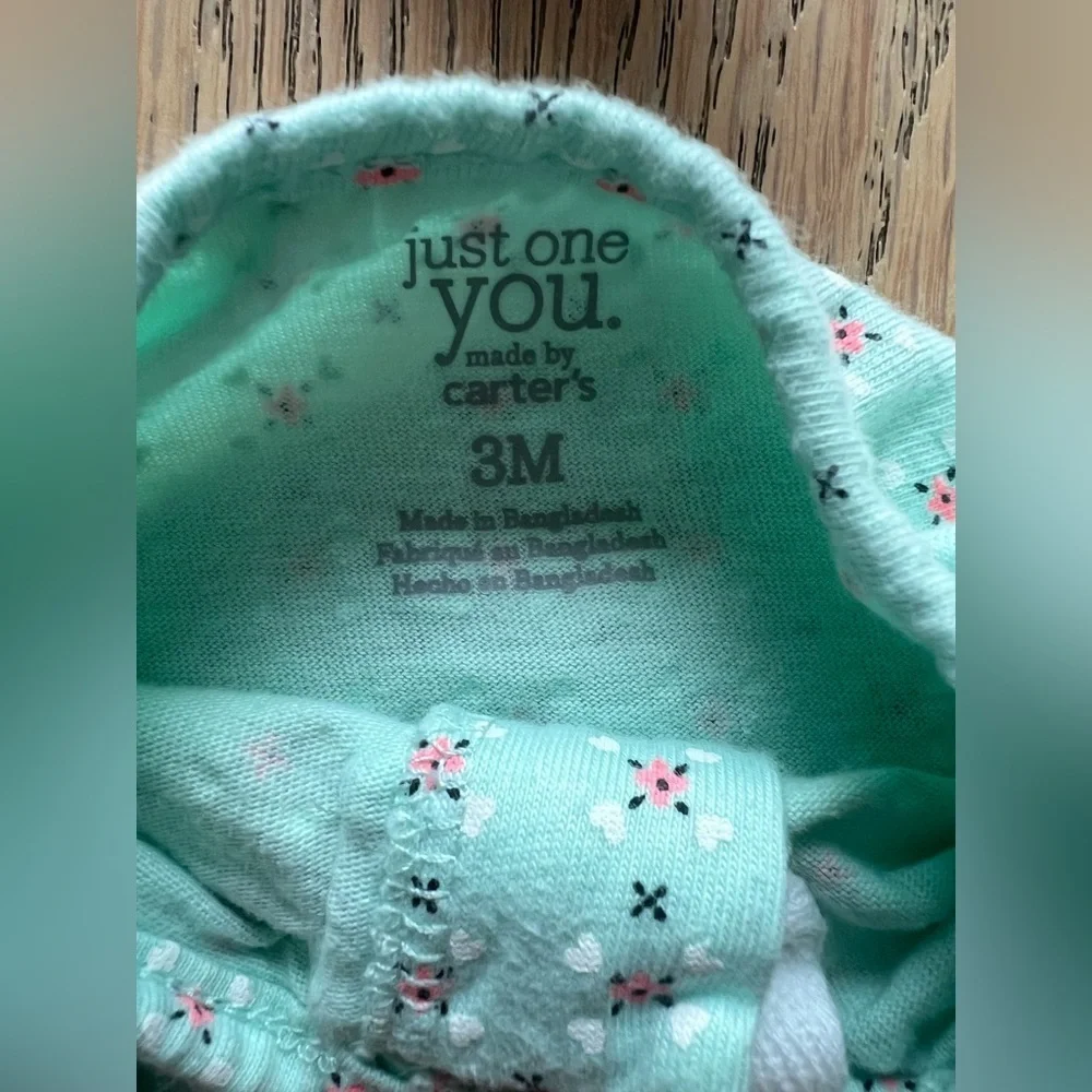 Magnolia Baby Carter’s Little Sister Girl Bundle sleep and onesie size 3 months